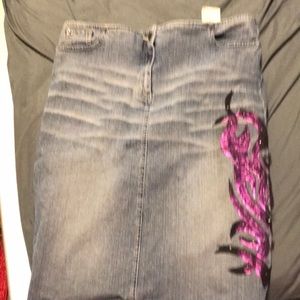 Versace 💕jean skirt size 48 us 10